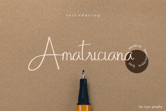Amatriciana Font Review for Web Design