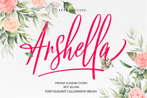 Arshella Typeface: Elegant Script for Branding