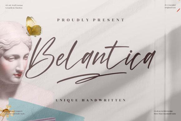 Belantica: A Script Font for High-Impact Campaigns