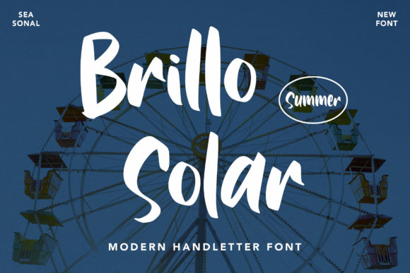 Brillo Solar: A Script Font for Makers