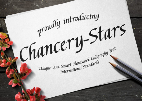 Chancery Stars: A Script Font for Brand Identity