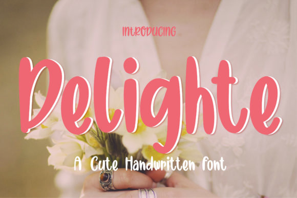 Delighte: A Script Typeface for Editorial Design