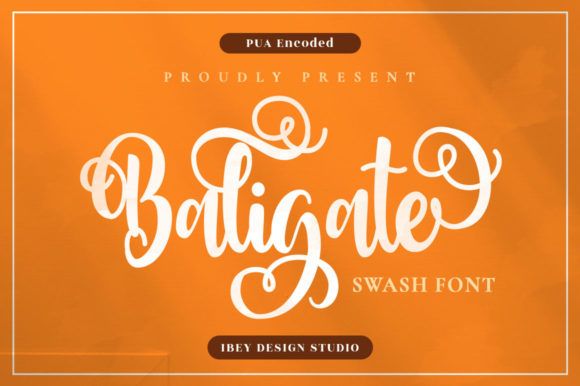 Designing with Baligate: A Delicate Script Font for Elegant Brands