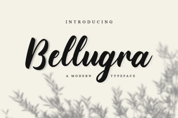 Designing with Bellugra: A Playful Script Typeface