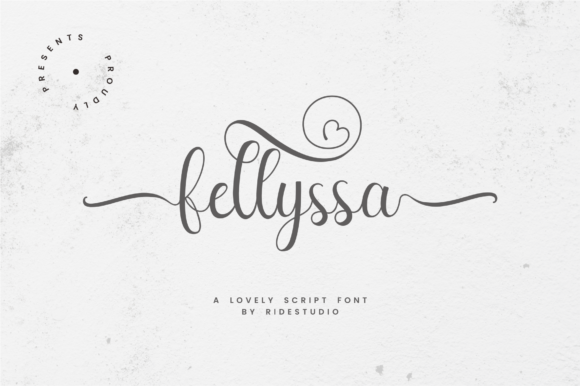 Fellyssa: A Playful Script Font for Editorial Design