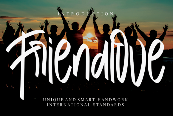 Friendlove Font: A Whimsical Script for Small Business Branding