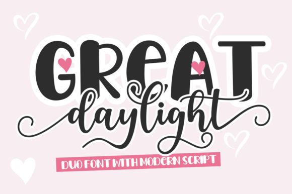 Great Daylight Duo Typeface for Editorial Design