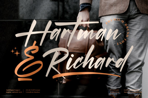 Hartman Richard: A Stylish Script Font for Editors