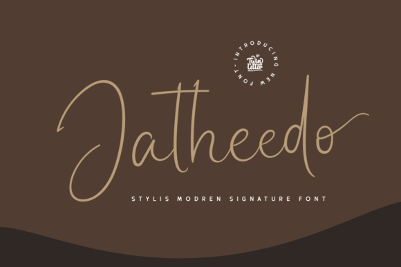 Jatheedo: A Flowing Script Font for Editorial Design