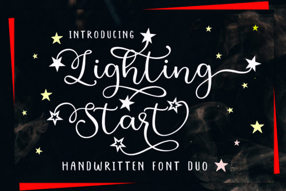 Lighting Start: A Script Font for Digital Design