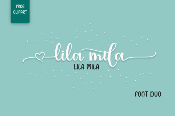 Lilamila: A Refined Script Font for Editorial Design