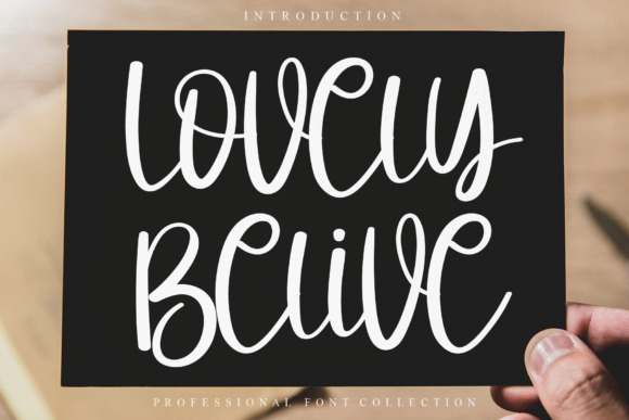 Lovely Belive: A Delicate Script Font for Web Design