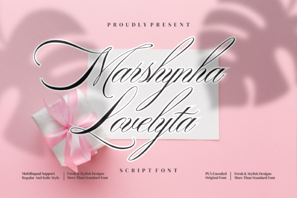 Marshynha Lovelytta: A Script Font for Branding