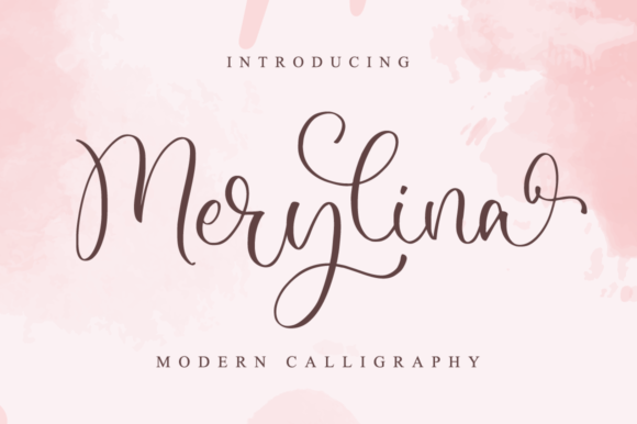 Merylina: A Graceful Script Font for Branding