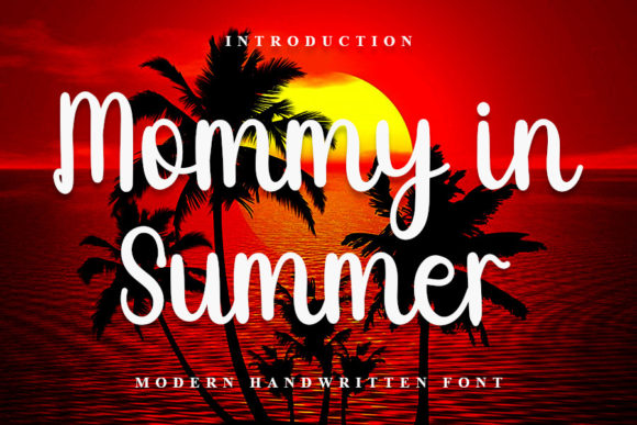 Mommy in Summer: A Playful Script Font for Web Design