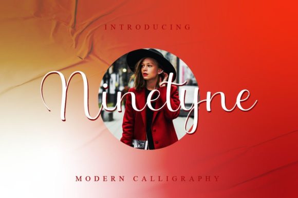 Ninetyne: A Refined Script Font for Editorial Design
