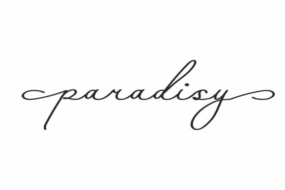Paradisy: A Script Font for Professional Branding