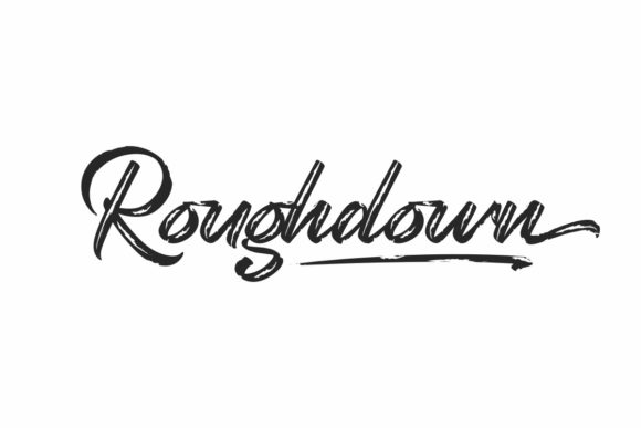 Roughdown Font Review: Elegant Script for Branding