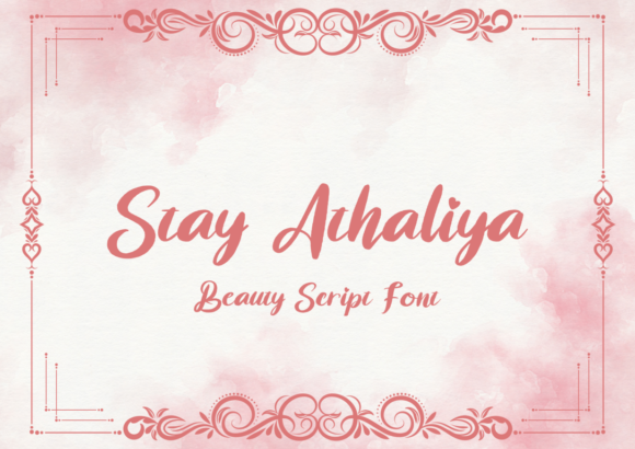 Stay Athaliya: A Refined Script Font for Makers