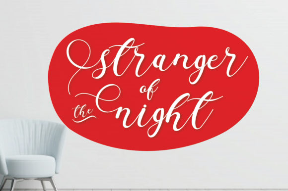 Stranger of the Night: A Romantic Script Font for Branding