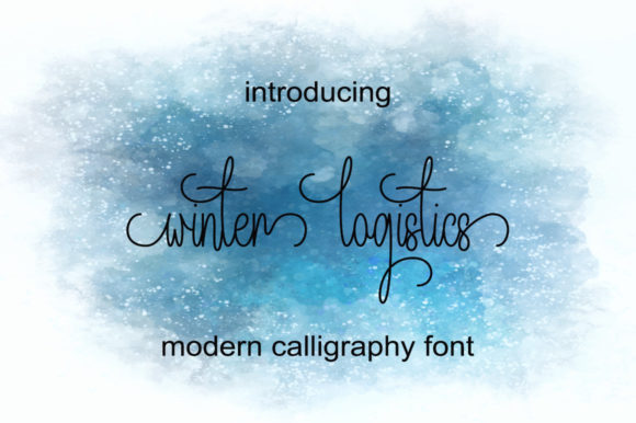 Winter Logistics Font Review: A Graceful Script for Branding